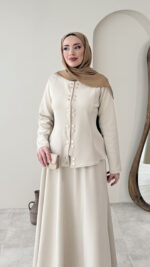 Leile Scuba Takım - Taş - Görsel 4