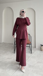 Pera Belden Bağlama Scuba Takım - Bordo - Görsel 4