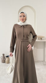 Wenessa Elbise - Vizon - Görsel 4