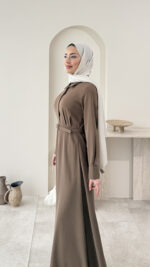 Wenessa Elbise - Vizon - Görsel 5