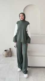 Pina Geçişli Oyşo Takım - Haki