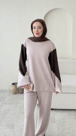 Pina Geçişli Oyşo Takım - Vizon - Görsel 4