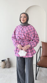 Oduncu Gömlek - Pembe