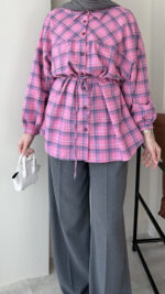 Oduncu Gömlek - Pembe - Görsel 6