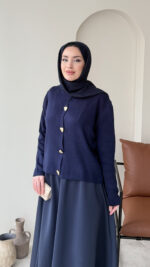 Love Mini Hırka - Lacivert