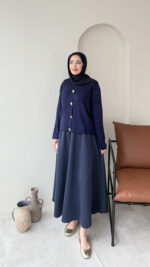 Love Mini Hırka - Lacivert - Görsel 3