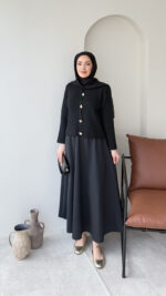 Love Mini Hırka - Siyah - Görsel 3