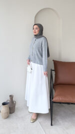 Love Mini Hırka - Gri - Görsel 5