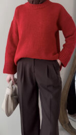 Hola Triko Kazak - Kırmızı - Görsel 3