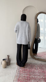 Hola Triko Kazak - Duman - Görsel 7