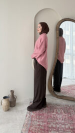 Hola Triko Kazak - Pembe - Görsel 5