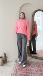 Hola Triko Kazak - Pamuk Şeker - Görsel 4