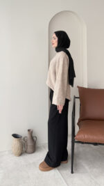 Elora Triko Kazak - Vizon - Görsel 5