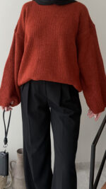 Elora Triko Kazak - Kiremit - Görsel 3