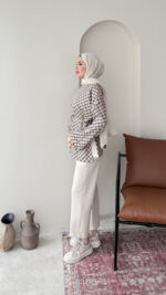 Ekose Scuba Sweat - Mor - Görsel 7