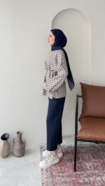 Ekose Scuba Sweat - Lacivert - Görsel 5