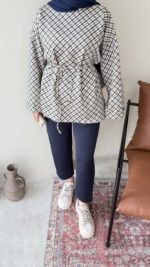 Ekose Scuba Sweat - Mavi - Görsel 3