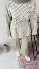 Ekose Scuba Sweat - Yeşil & Mavi - Görsel 5