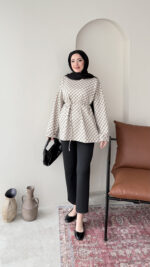 Ekose Scuba Sweat - Antrasit & Turkuaz - Görsel 6