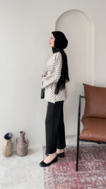 Ekose Scuba Sweat - Antrasit & Turkuaz - Görsel 7