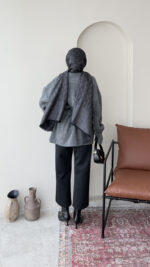 Mişa Triko Kazak - Antrasit - Görsel 6