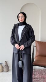 Tulya Tensel Takım - Siyah ( Ön Sipariş tedarik süreci 10 gündür ) - Görsel 5