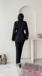 Polya Blazer Takım – Siyah - Görsel 3