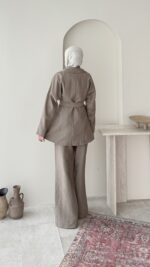 Mirta Taşlı Takım - Vizon - Görsel 3