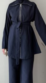 Mirta Taşlı Takım – Lacivert - Görsel 6