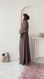 Kitra İkili Elbise – Kahve - Görsel 2