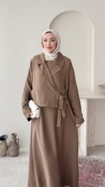 Kitra İkili Elbise – Camel - Görsel 4