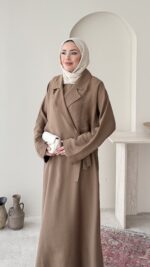 Kitra İkili Elbise – Camel - Görsel 5