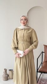 Naia Kemerli Takım - Hardal - Görsel 4