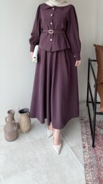 Naia Kemerli Takım – Mürdüm - Görsel 6