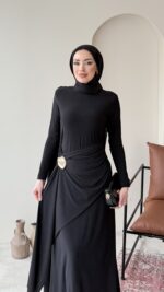 Keyla Candy Elbise - Siyah - Görsel 4