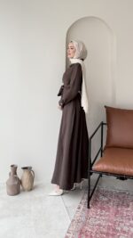 Serra Elbise - Kahve - Görsel 2