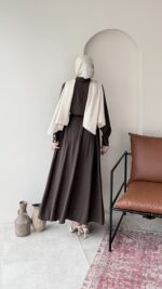 Serra Elbise - Kahve - Görsel 3