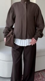 Zera Ceket - Kahve - Görsel 6