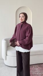 Zera Ceket - Mürdüm - Görsel 2