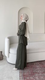 Mena Modal Takım - Haki - Görsel 3