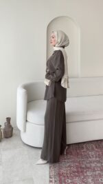 Mena Modal Takım - Kahve - Görsel 2