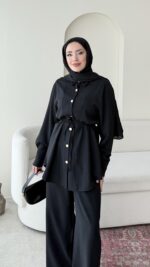 Mena Modal Takım - Siyah - Görsel 4