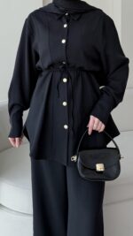 Mena Modal Takım - Siyah - Görsel 7