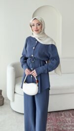 Mena Modal Takım - Mavi - Görsel 4