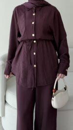 Mena Modal Takım - Mürdüm - Görsel 7