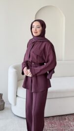 Sena Modal Takım - Mürdüm - Görsel 5