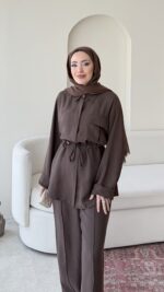 Sena Modal Takım - Kahve - Görsel 4