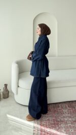 Risa Kot Takım - Lacivert - Görsel 2