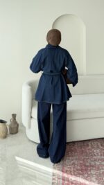 Risa Kot Takım - Lacivert - Görsel 3