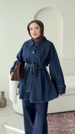 Risa Kot Takım - Lacivert - Görsel 4